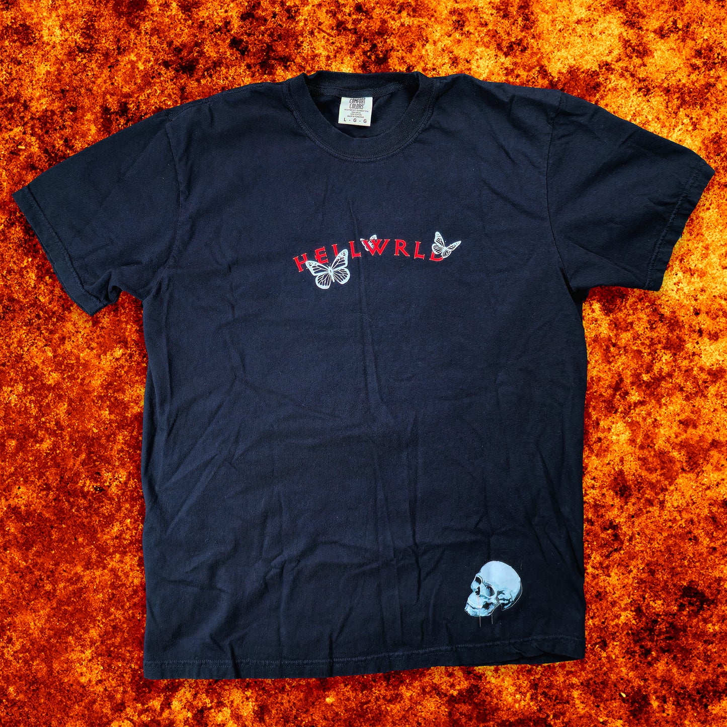 Inside - Short Sleeve HellWrld Tee [L]